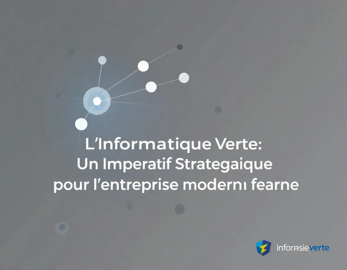 L'Informatique Verte : Un Impératif Stratégique pour l'Entreprise Moderne