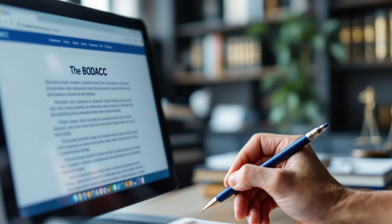 BODACC : comment consulter les annonces légales en ligne